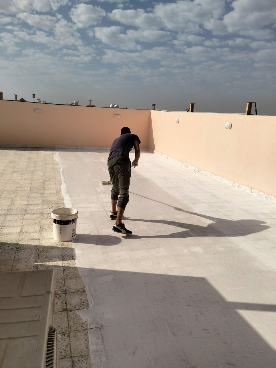 كشف تسربات الاسطح